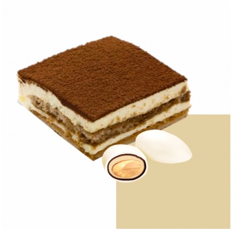 Sugared Almonds Double Milk Tiramisù