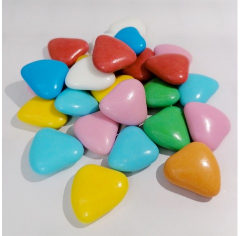 Cuoricino misto | Cuori di cioccolato colorati