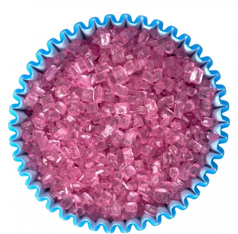 Cristalli di zucchero viola | Decorazioni dolci e torte | Diamanti di Zucchero