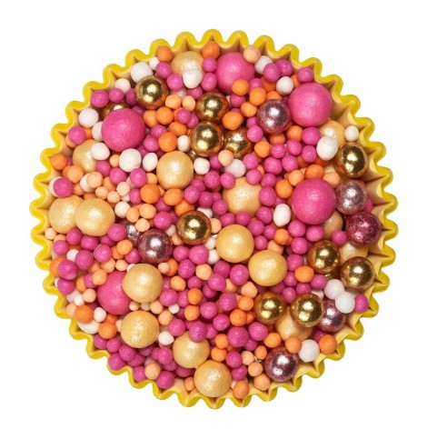 Pink Gold | Mix rosa e oro per decorazioni dolci | Diamanti di Zucchero