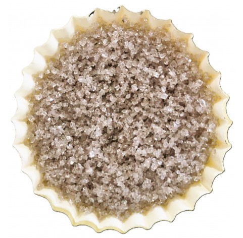 Cristalli di zucchero argento | Decorazioni brillanti per dolci | Diamanti di Zucchero