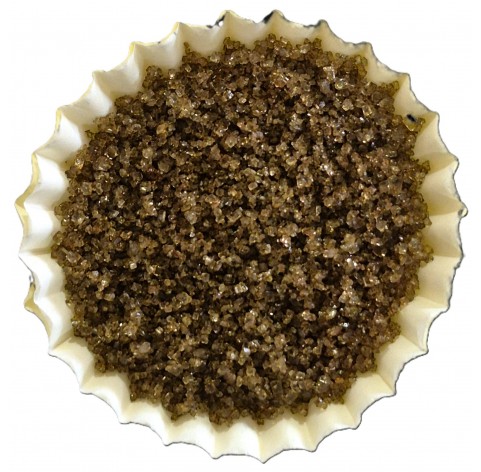 Cristalli di zucchero marroni | Decorazioni per dolci autunnali | Diamanti di Zucchero