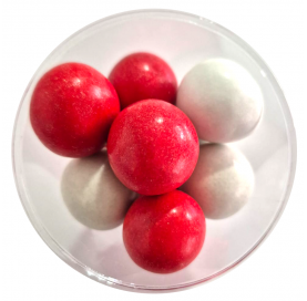 Mon Amour Bicolor Rosso | Confetti con nocciola