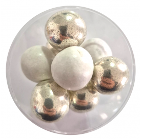 Mon Amour Bicolor Argento | Confetti con nocciola